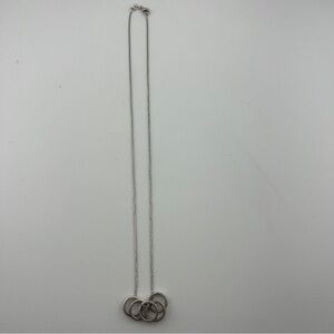 Agatha Sterling Silver Necklace with Circle Charms